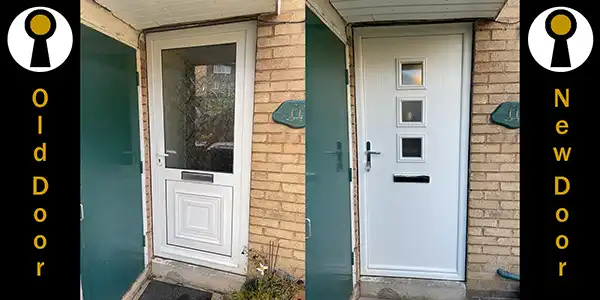 Composite door fitting Flanderwell